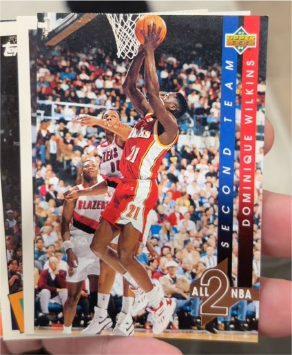1993-94 Upper Deck #AN6 Dominique Wilkins All-NBA — front