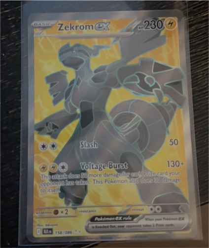 2025 Pokémon #158 Zekrom EX — front