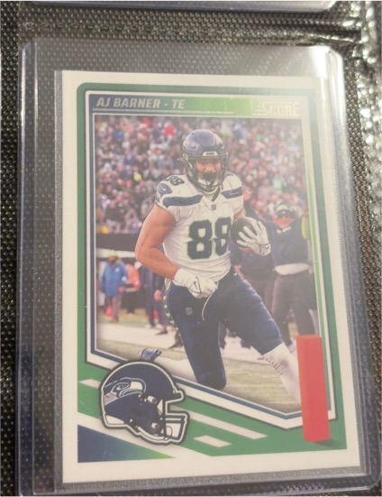 2025 Panini Score #82 AJ Barner — front