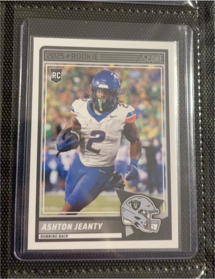 2025 Panini Score #14 Ashton Jeanty — front
