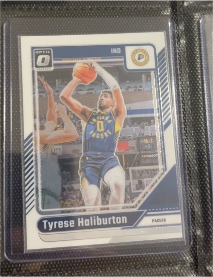 2024-25 Panini Donruss Optic #215 Tyrese Haliburton — front