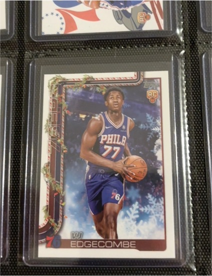 2025-26 Topps Holiday #H163 VJ Edgecombe — front