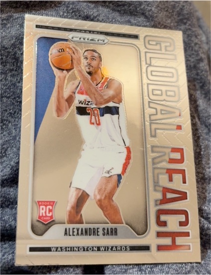 2024-25 Panini Prizm #10 Alexandre Sarr Global Reach — front