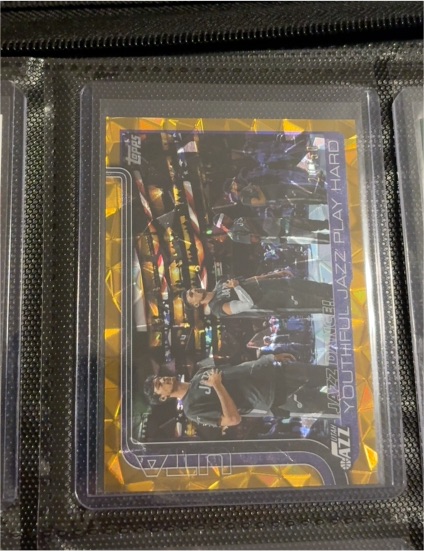 2025-26 Topps #290 Jazz Dance! Youthful Jazz Play Hard — front