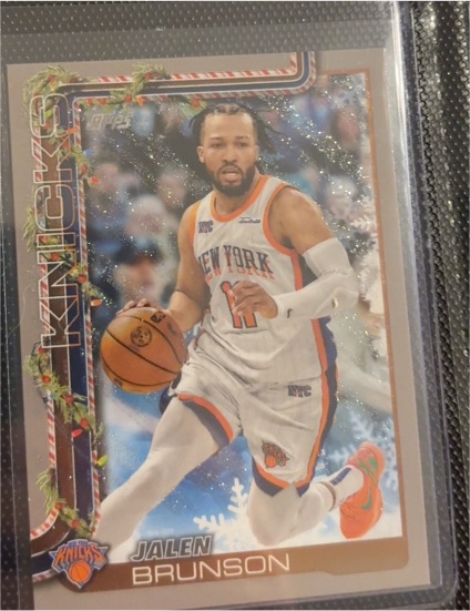 2025-26 Topps Holiday #H12 Jalen Brunson — front