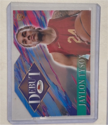 2024-25 Topps Finest #D-16 Jaylon Tyson Debut — front