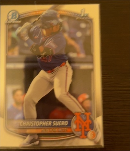 2025 Bowman Chrome Prospects #BCP-191 Christopher Suero — front