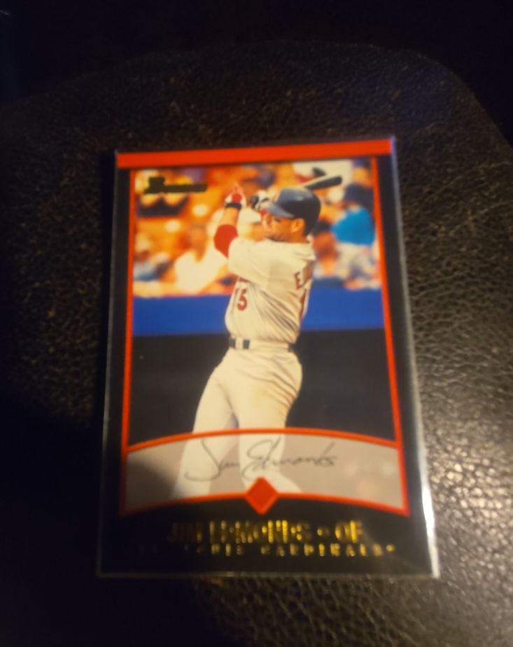 2001 Bowman Gold #70 Jim Edmonds — front
