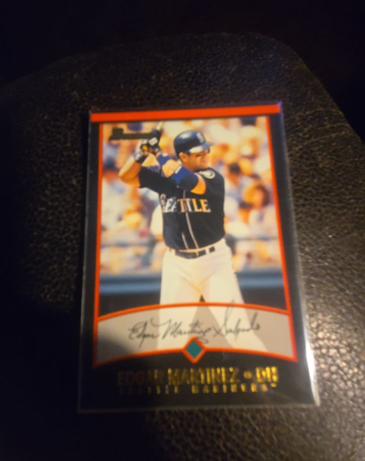 2001 Bowman #38 Edgar Martinez — front