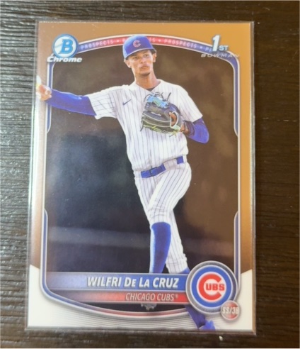 2025 Bowman Chrome #BCP-209 Wilfri De La Cruz — front