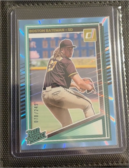 2025 Donruss Rated Prospects #118 Boston Bateman — front