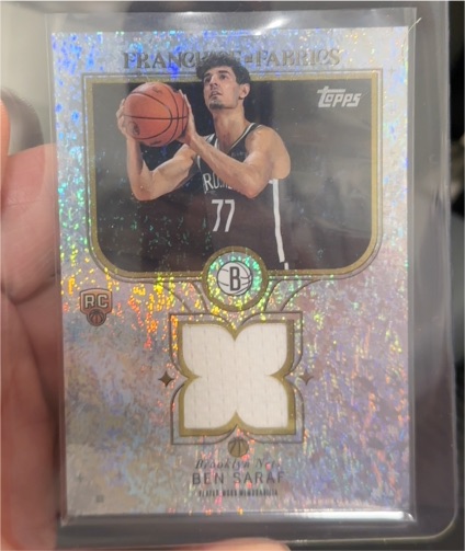 2025-26 Topps Basketball #FF-BS Ben Saraf — front