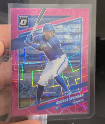 2021 Panini Donruss Optic #165 George Springer — front