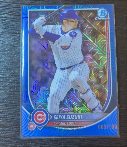 2025 Bowman Chrome #60 Seiya Suzuki — front