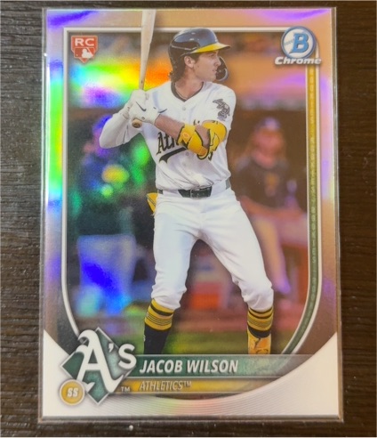 2025 Bowman Chrome #1 Jacob Wilson — front
