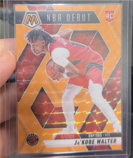 2024-25 Panini Mosaic NBA Debut #253 Ja'Kobe Walter — front