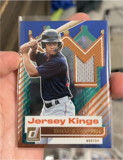 2025 Donruss Jersey Kings #JK-KC Kristian Campbell — front