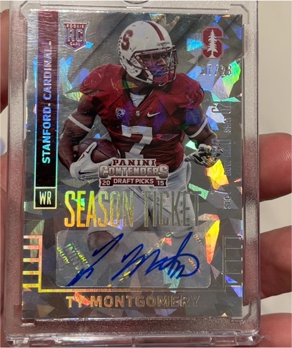 2015 Panini Contenders Draft Picks Season Ticket #TI 17 Ty Montgomery — front
