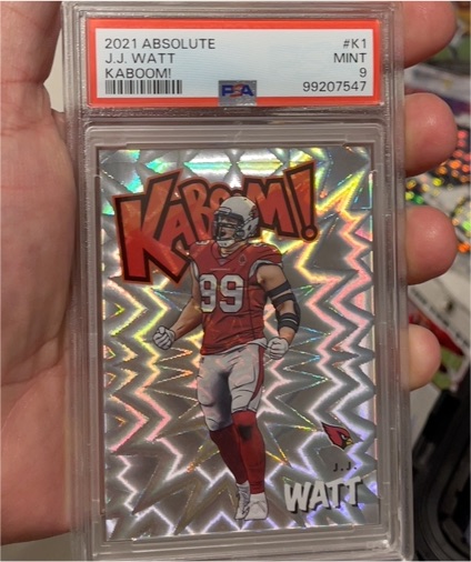 2021 Panini Absolute Kaboom! #K1 J.J. Watt — front