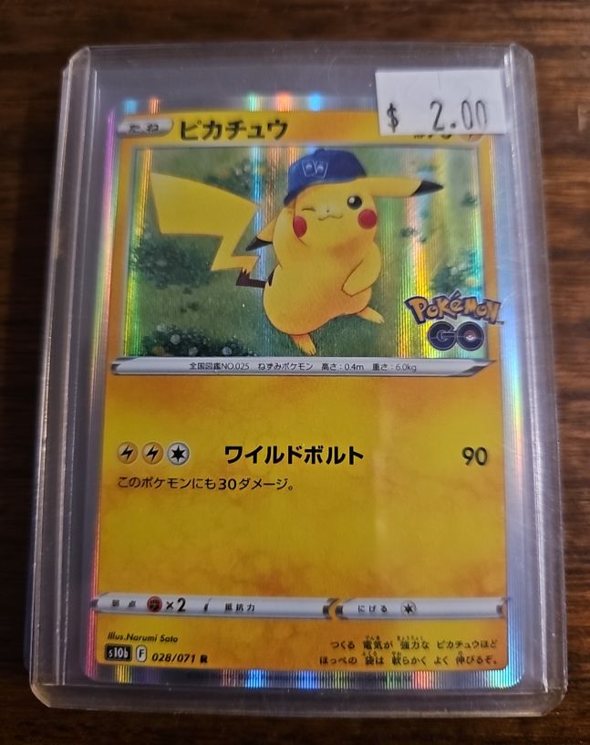 2022 Pokémon GO #028 Pikachu — front