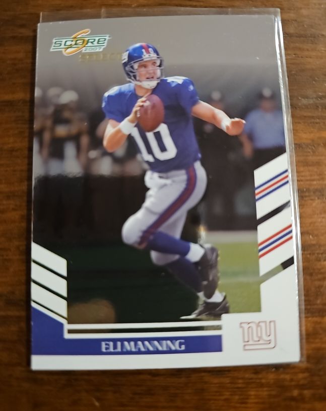 2001 Score #10 Eli Manning — front