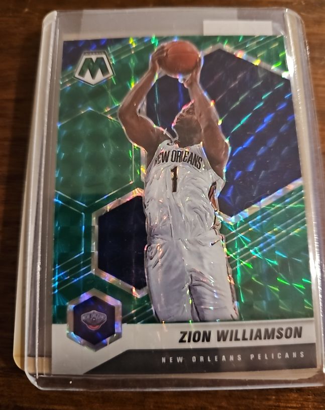 2020-21 Panini Mosaic #49 Zion Williamson — front