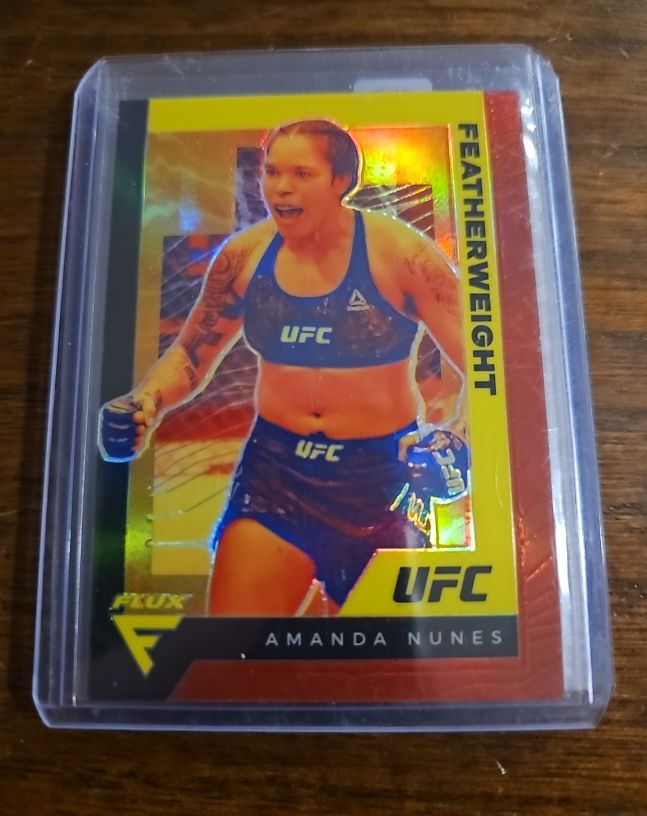 2021 Panini Chronicles Flux UFC #245 Amanda Nunes — front