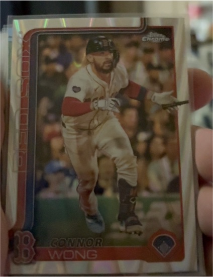 2025 Topps Chrome #10 Connor Wong — front