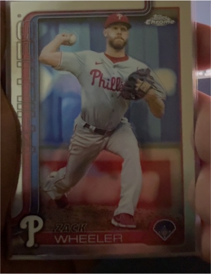 2025 Topps Chrome #189 Zack Wheeler — front