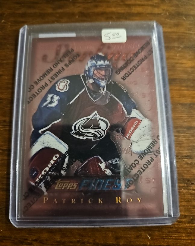 1995-96 Topps Finest #145 Patrick Roy — front