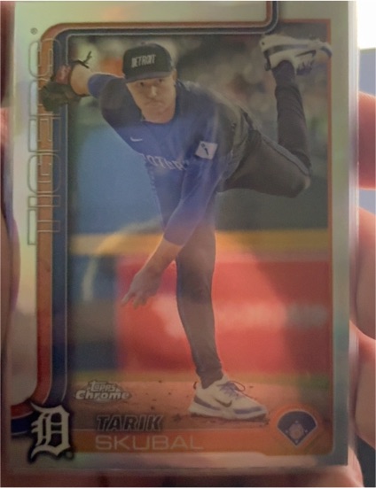 2025 Topps Chrome #258 Tarik Skubal — front