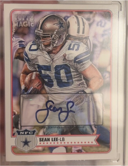 2012 Topps Magic Sean Lee Autograph — front