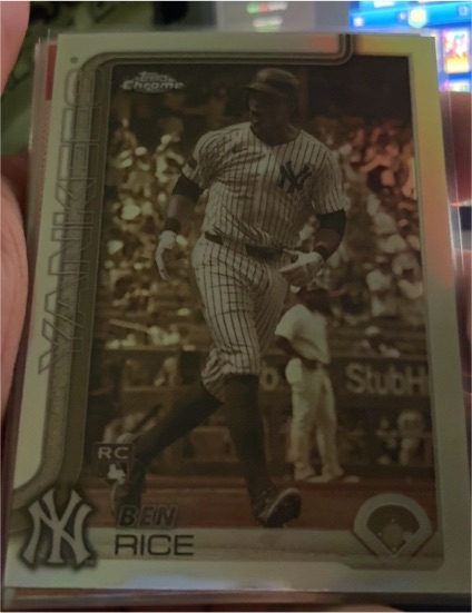 2025 Topps Chrome #139 Ben Rice — front
