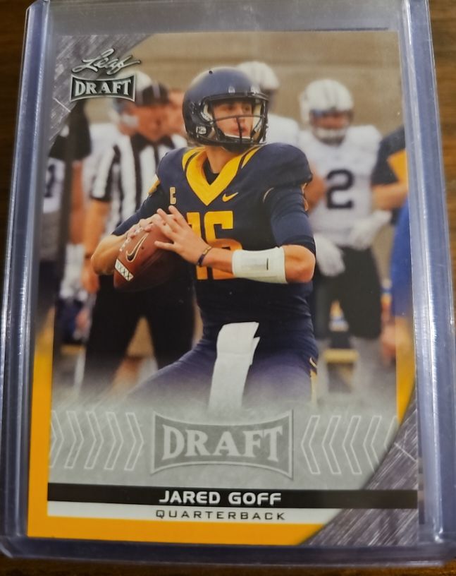 2016 Leaf Draft #36 Jared Goff — front