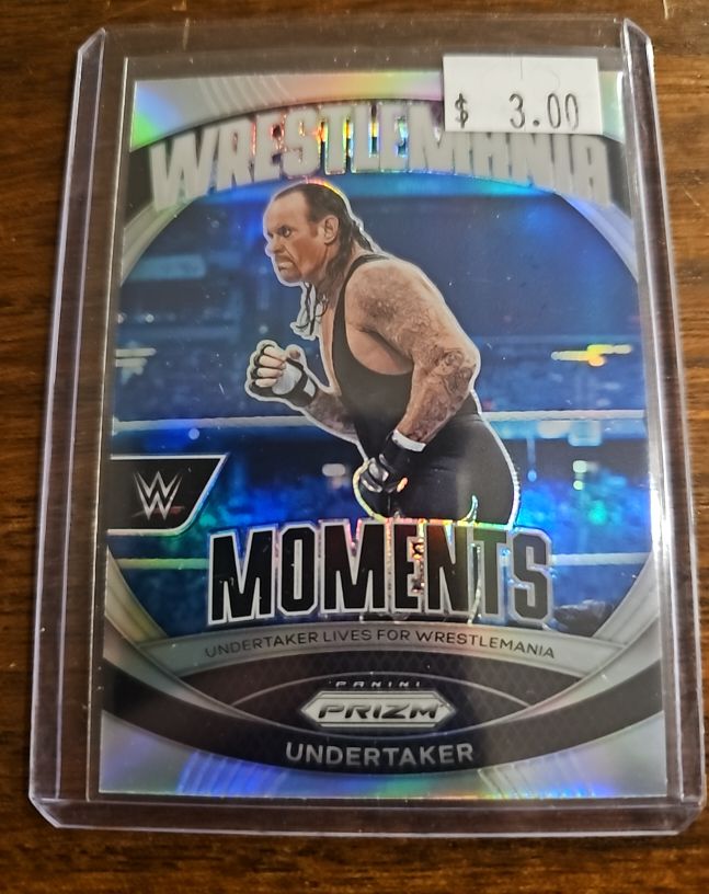 2024 Panini Prizm WWE WrestleMania Moments #37 Undertaker — front