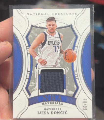 2024-25 Panini National Treasures #66 Luka Dončić — front