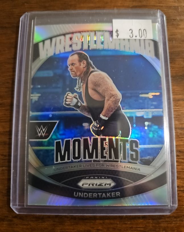 2024 Panini Prizm WWE WrestleMania Moments #37 Undertaker — front