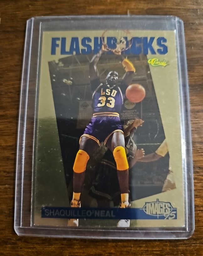 1995 Classic Images Four Sport Flashbacks #TF10 Shaquille O'Neal — front