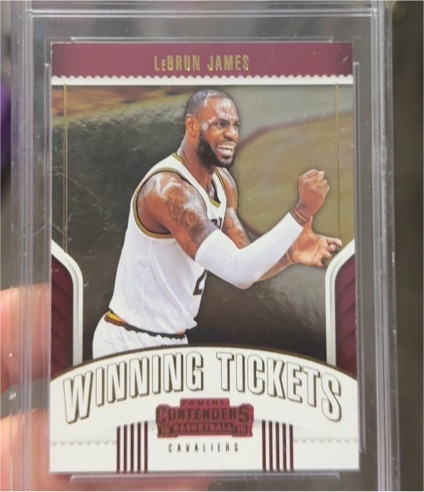 2018-19 Panini Contenders #20 LeBron James Winning Tickets — front