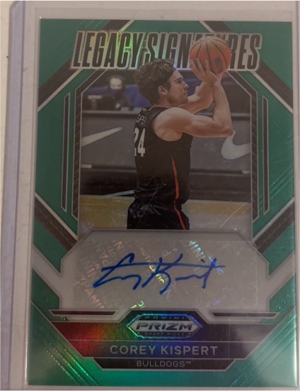 2023-24 Panini Prizm Draft Picks Legacy Signatures #LS-CKP Corey Kispert — front