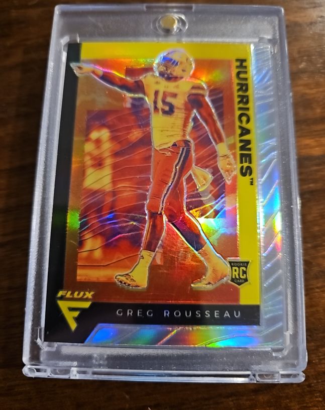 2021 Panini Chronicles Flux Draft Picks #226 Greg Rousseau — front