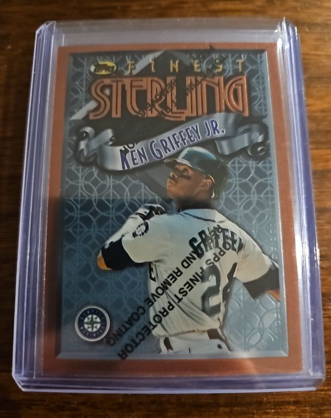 1996 Topps Finest Sterling Bronze #24 Ken Griffey Jr. — front