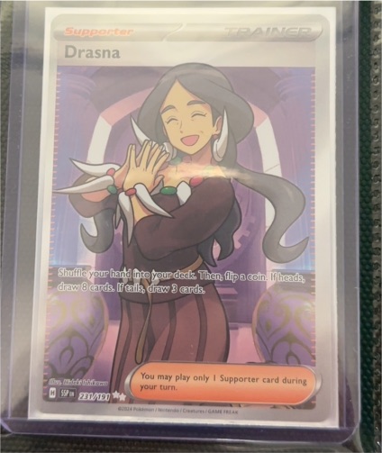 2024 Pokémon Sv08: Surging Sparks #231 Drasna — front