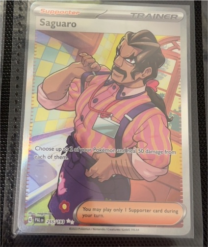 2023 Pokémon TCG Paldea Evolved #255 Saguaro — front