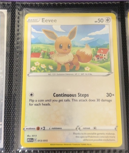 2024 Pokémon #013 Eevee — front