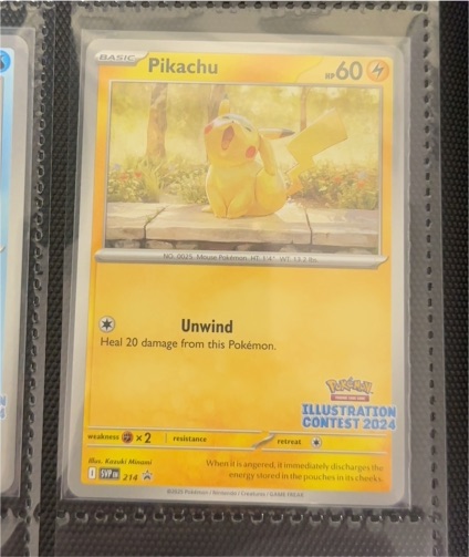 2024 Pokémon #214 Pikachu Illustration Contest — front