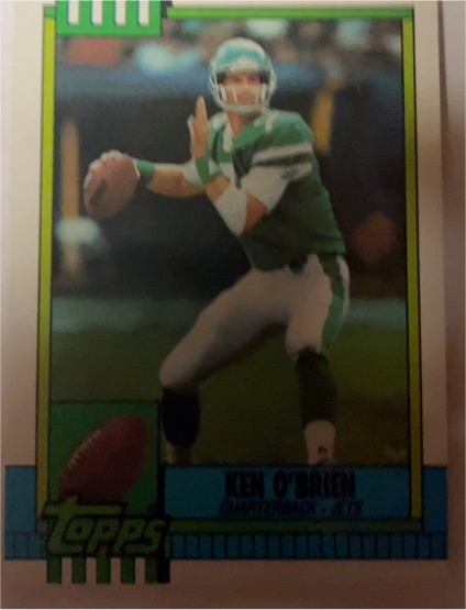 1990 Topps #453 Ken O'Brien — front
