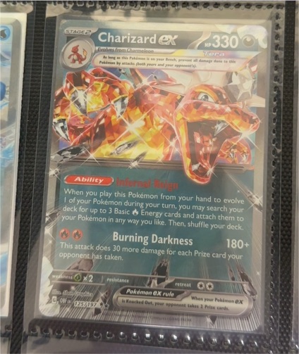 2023 Pokémon TCG Scarlet & Violet SV03: Obsidian Flames #125 Charizard ex — front