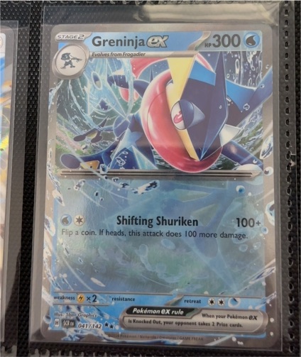 2022 Pokémon SV07 Stellar Crown #041 Greninja ex — front