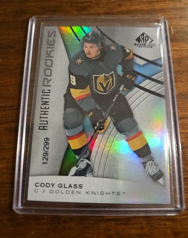 2019-20 SP Game Used Authentic Rookies #105 Cody Glass — front